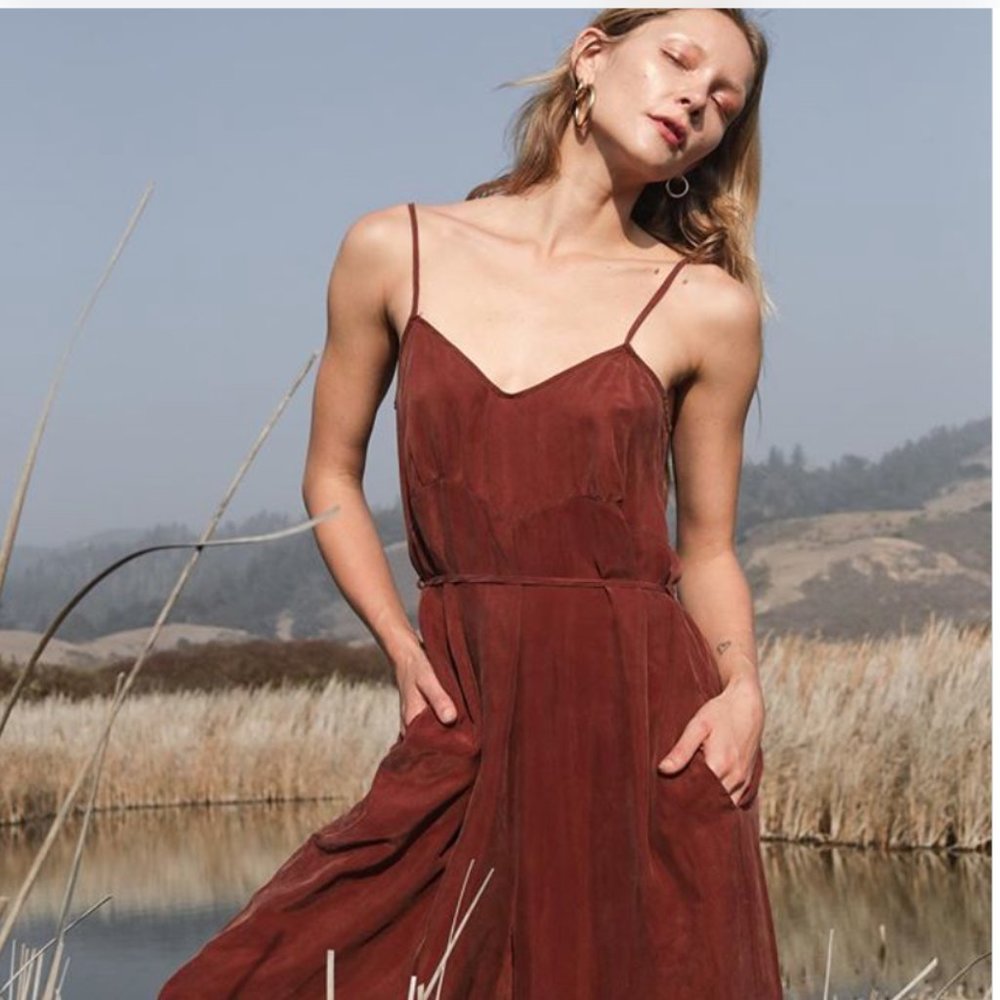 OZMA Ingrid Cupro Jumpsuit